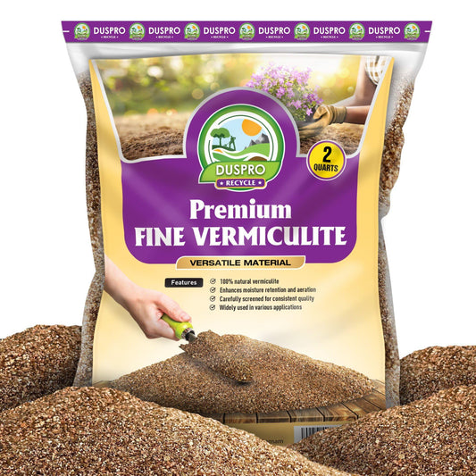 Fine Vermiculite for Gardening, Natural Soil Additive and Substrate Conditioner for Gardening, Uniform Particle Size