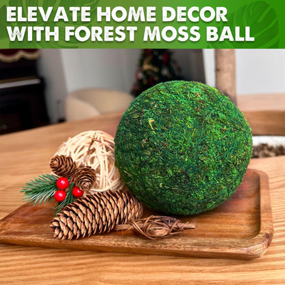 DUSPRO Moss Balls Decorative, Handmade Green Moss Balls for Bowls, Decorative Balls for Centerpiece Bowls